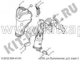 Теплоизоляция выпускного коллектора Livan X6 PRO 2048003700